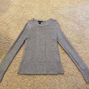 calvin klein gray knitted sweater